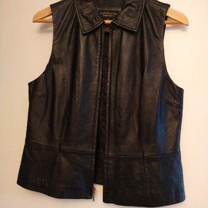 Leather Women Vest- Size M